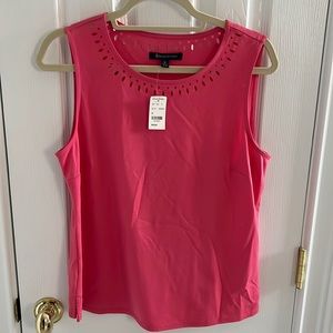 Brooks Brothers Sleeveless Top- Size Medium- Salmon/Pink